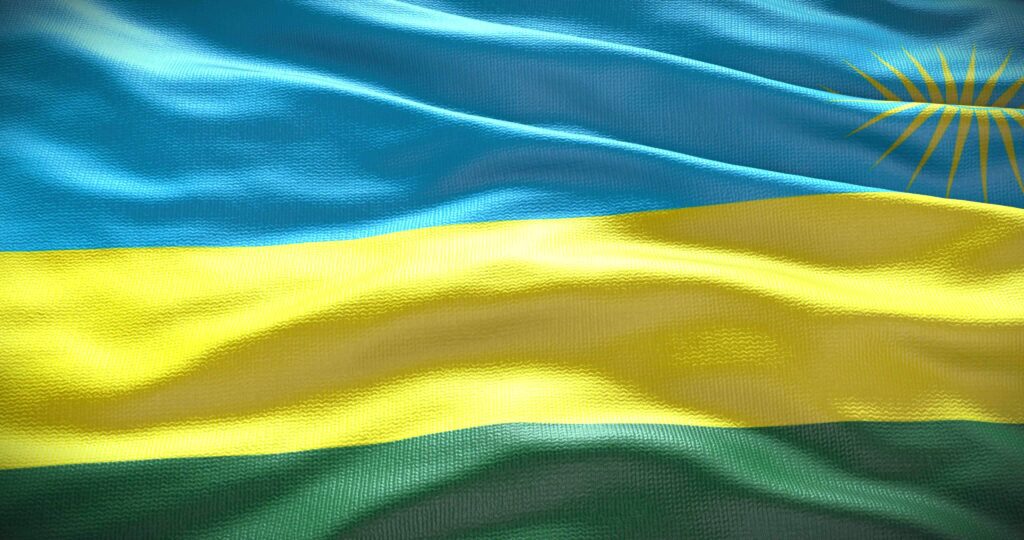Rwanda country flag